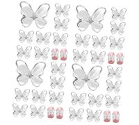 Healeved 40pièces Décorations Forme De Charms Élégants Pour Manucure Accessoires De Nail Art à Poser Sur Ou Objets Divers