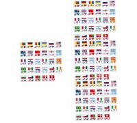 Healeved 464pièces Autocollants De Drapeaux Nationaux Pour Visage De Décalcomanies Temporaires Étanches Parfaits Pours Événements Sportifs Fêtes Et Décorations Du Juillet