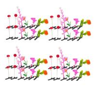 Healeved 48pièces Épingles à Cheveux Fleurs Simulées Pour Filles Accessoires De Coiffure Amusants Et Colorés Clips De Cheveux Et Élégants