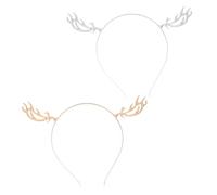 Healeved 4pièces Antlers Hair Clasp Christmas Headpiece Pour Fête De Noël Accessoire Festif Pour Adultes