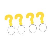 Healeved 4pièces Bandeaux Amusants Forme De Point Pour Fête Accessoire Original Pour Adultes Costume Et Cosplay