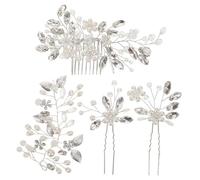 Healeved 4pièces Peigne Et Épingle à Cheveux Style Chinois à Insertion Latérale Pour Femmes Accessoires Pour Cheveux