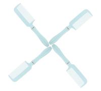 Healeved 4pièces Peigne Pour Cheveux Bouclés Peigne à Dents Fines Pour Femme Décolorant Accessoires De Coiffure Brosse à Cheveux Plate Pour Petite Fille Brosse Plate Pour à