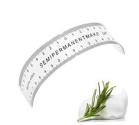 Healeved 4pièces Règle De Mesure à Sourcils Professionnelle Plastique Outil De Positionnement Précis Pour Microblading Et Tatouage De Sourcils Règle Souple Et
