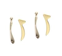 Healeved 4pièces Spatule à Crème Et Applicateur De Massage Métal Pour Yeux Outils De Soins Peau Pour Améliorer Absorption Circulation Sanguine