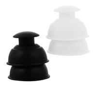 Healeved 4pièces Ventouses de Massage Silicone pour Relaxation Musculaire Grand Format Kit de Ventouses pour Drainage