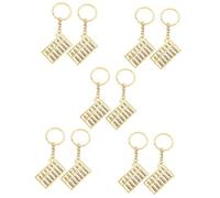 Healeved 5 ensembles Porte-Clés Boulier Breloques Mini Boulier Cordon Porte-Clés Pour Pendentifs Décoration Avec Porte-Clés Pendentif Accessoires Ornements Design 2 pièces * 5