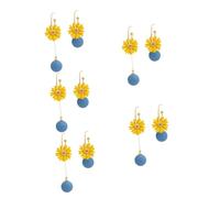 Healeved 5 Paires De Boucles D'Oreilles À Motif Floral Pour Femmes Breloques Marguerite Boucles D'Oreilles Pendantes Boucles D'Oreilles Boucles D'Oreilles