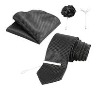 Healeved 5 Pièces Cravate de Style Professionnel Épinglette pour Hommes Broche de Costumes Revers pour Hommes