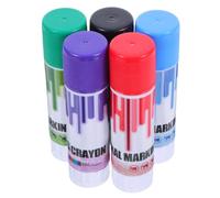 Healeved 5 Pièces Crayons Marqueurs pour Porcs et Moutons, Formule Résistante à L'eau, Matériau Cire et Plastique, pour Identification et Marquage en Élevage Agricole