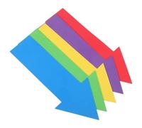 Healeved 5 Pièces Marqueurs D'entraînement en TPE Forme Flèche à Angle Droit Plat pour Terrain et Sol, Améliorant L'efficacité Communication Lors des Exercices D'agilité