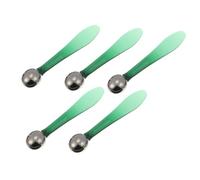 Healeved 5 Pièces Outil de Massage pour Visage Yeux Stick de Massage pour Crème Contour des Yeux Outil de Pratique et Élégant Vert