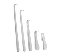Healeved 5 Pièces Outils à Chaussures Acier Inoxydable Lifter de Chaussures Simple avec Long Manche pour Facile et Pratique