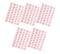Healeved 5 Pièces Patch Contre L'acné Esthétique Fille Propre Mignon Patchs à Boutons Pour Visage Star Patchs Étoiles Patchs De Boutons Étoiles Patch Bouton Correctifs Rouge Hydrocolloïde