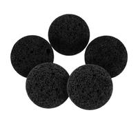 Healeved 5 Pièces Pierres Volcaniques Noires Naturelles pour Aquarium Filtration Haute Efficacité, Décorations Eaux Usées et Aménagement Paysager Artificiel