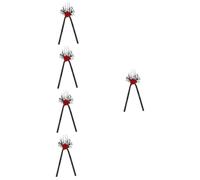 Healeved 5 Pièces Pince à Cheveux Halloween avec Main de Squelette et Décoration de Rose Accessoire Gothique pour Filles Parfait pour Fêtes Costumes