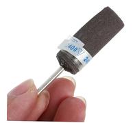 Healeved 5 pièces Set de Tambours Abrasifs pour Ponçage Fin Bâtons de Ponçage Rotatifs Compacts Grains pour Polissage et Meulage Multifonction