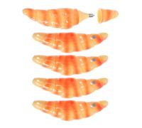Healeved 5 Pièces Stylo à Bille Imitation Réaliste Orange, Plastique | Accessoire de Bureau Décoratif, Écriture Fluide, Style Fun et Ludique, pour Enseignants, Garçon Fille, Voyage et Journal