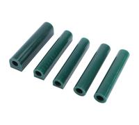 Healeved 5 Tubes de Cire à Sculpter Verts Perforés Outils Flexibles et Résistants pour Fabrication de Bagues et Bijoux Artisanaux Tubes Plats Solide pour Création Manuelle et Moulage