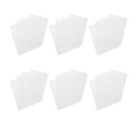 Healeved 50 Étiquettes Autocollantes A4 Mate Imprimables pour Imprimante Laser et Jet D’Encre Papier Autocollant Repositionnable 8 Cases Rectangulaires Intérieures Compatibles