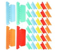 Healeved 50 Onglets de Dossier Suspendu en Plastique Multicolores 50 Pièces pour Classement Bureau et Fichiers Suspendus Intercalaires Détachables pour Organisation