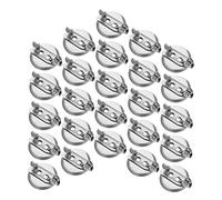 Healeved 50 pièces Bases de Broches pour DIY Accessoires de Fabrication de Broches avec Platine pour Créations Artisanales