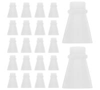 Healeved 50 Pièces Buse D'extincteur à Large Ouverture en Plastique, | Bec Trompette de Rechange, Compatible 1kg et 2kg Poudre Sèche, pour Inspections et Maintenance