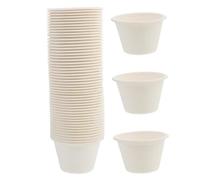 Healeved 50 Pièces Lot de Coupelles Jetables pour Glace et Dessert Bols pour Crème Glacée Sundae et Yaourt Résistants et pour et Restaurants