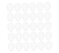 Healeved 50 Pièces Perles Verre pour Ongles Perles Transparentes Forme de Goutte Eau pour Échantillons Vernis à Ongles Outils Manucure Salon et Usage Personnel