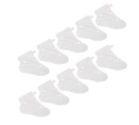 Healeved 50 Pièces Recharge De Paraffine Couvre-pieds Pieds En Paraffine Couvre-pieds Étanche Sacs De Pied De Paraffine Doublures De Chaussettes Support De Pied Blanche Cpe Plastique
