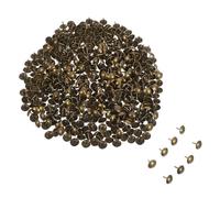 Healeved 500 Pièces Tacks de Tapissier Vintage Bronze Antique Clous de Meubles Robustes pour Canapé Lit et Porte pour Décoration DIY et Rénovation