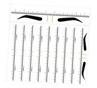 Healeved 50pièces Pochoir à Sourcils Gabarit De Maquillage Kit De Règles Outil De Dessin Précis Forme Des Sourcils Après Rasage