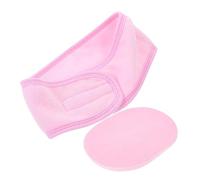 Healeved 5ensembles Bandeau De Spa Pour Femme Avec Éponge De Nettoyage Lavable Pour Soins Du Visage Et Maquillage Pour Yoga Bain