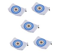 Healeved 5Pcs Oeil du Diable Pochette De Maquillage Trousse De Toilette À Fermeture Éclair Trousses De Maquillage pour Femmes Voyage Cosmétique De Maquillage De Rangement