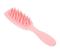 Healeved 5pièces Brosse De Massage Du Pour Shampoing Peigne Anti-pelliculaire Avec Poignée Ergonomique Outil De Nettoyage De Pour Cheveux Et Revitalisés Rose