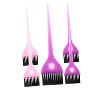 Healeved 5pièces Lot De Peignes De Teinture Capillaire Peignes De Coiffure Pour Usage Domestique Et Salon Avec Extrémité Pointue Et Pinceau