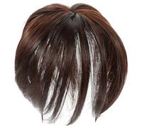 Healeved 5pièces Perruque à Frange Clip Cheveux Naturels Pièce De Remplacement Invisible Couture Pour Look Élégant Au Quotidien Et Lors Événements Spéciaux