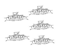 Healeved 5pièces Pince à Cheveux Métal Forme De Toile Araignée Pour Femmes Accessoire Pratique Et Élégant Pour Cheveux Épais Et Fins Pour Parties Et Usage Quotidien
