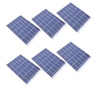 Healeved 6 Feuilles Autocollants avec et Maquettes pour Réalistes Photovoltaïques de Solaires Dos Adhésif Bâtiments pour Modélisme Décor
