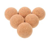 Healeved 6 Pièces Accessoire avec Boule Liège Naturel pour Jeu de Table Léger pour Parties de Loisir Entre Amis