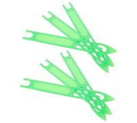 Healeved 6 Pièces Aiguilles Plastique Grandes pour Tissage de Filet et Réparation de Tapis Lot Outils Robustes pour Tricotage de Filets pour Projets Manuels