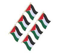 Healeved 6 pièces Broche Drapeau Palestine Alliage Lot de Pins pour Vêtements et Accessoires Badge Épinglette Unisexe pour Fêtes et Événements