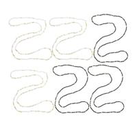 Healeved 6 Pièces Chaîne de Ventre Bohème, Bijoux de Plage pour Femmes, Perles de Verre, Élastique, Confortable, Ajustable, pour Vacances D'été et Fêtes Plage