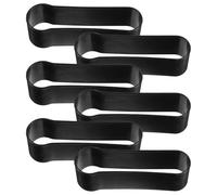 Healeved 6 Pièces Clip de Fixation pour Canne Pliable en Plastique Noir, Accessoire Léger pour Protéger et Sécuriser la Canne Lors des Déplacements Quotidiens