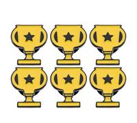 Healeved 6 Pièces Épinglette de Trophée en Alliage de Zinc Résistante à L'usure, Design Portable et Sophistiqué, pour Vêtements Décontractés et Paquet à Dos