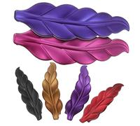 Healeved 6 Pièces Lot de Pinces Cheveux Femmes Grandes Formes Colorées Mates Accessoires Coiffure pour Garçon Fille Filles et Dames Clips de Fixation