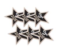 Healeved 6 Pièces Patch Thermocollant Étoile Brodée pour Vêtements Sacs Casquettes Patchs à Coudre pour Réparation Vestes Jeans Appliques Décoratives Graduation