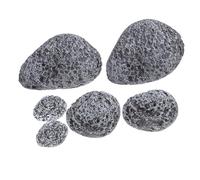 Healeved 6 Pièces Pierres Artificielles Réalistes Robustes en pour Décoration de Jardin et Adaptées aux Couronnes et Espaces Intérieurs