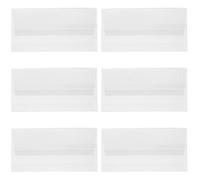 Healeved 6 Pièces Porte-Noms de Table en Acrylique pour Conférences et Expositions