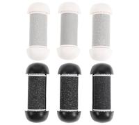 Healeved 6 Pièces Têtes de Remplacement pour Râpe Électrique Grossiers Moyens et Fins Accessoires pour Soin des Callosités et Peau Dure